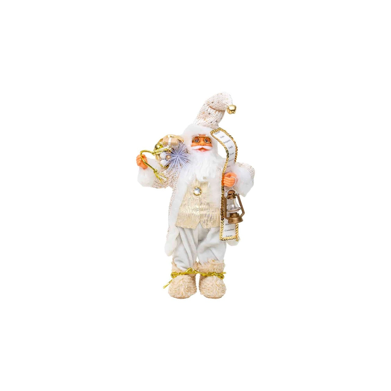 Mos Craciun decorativ, inaltime 32 cm, pentru decor Craciun