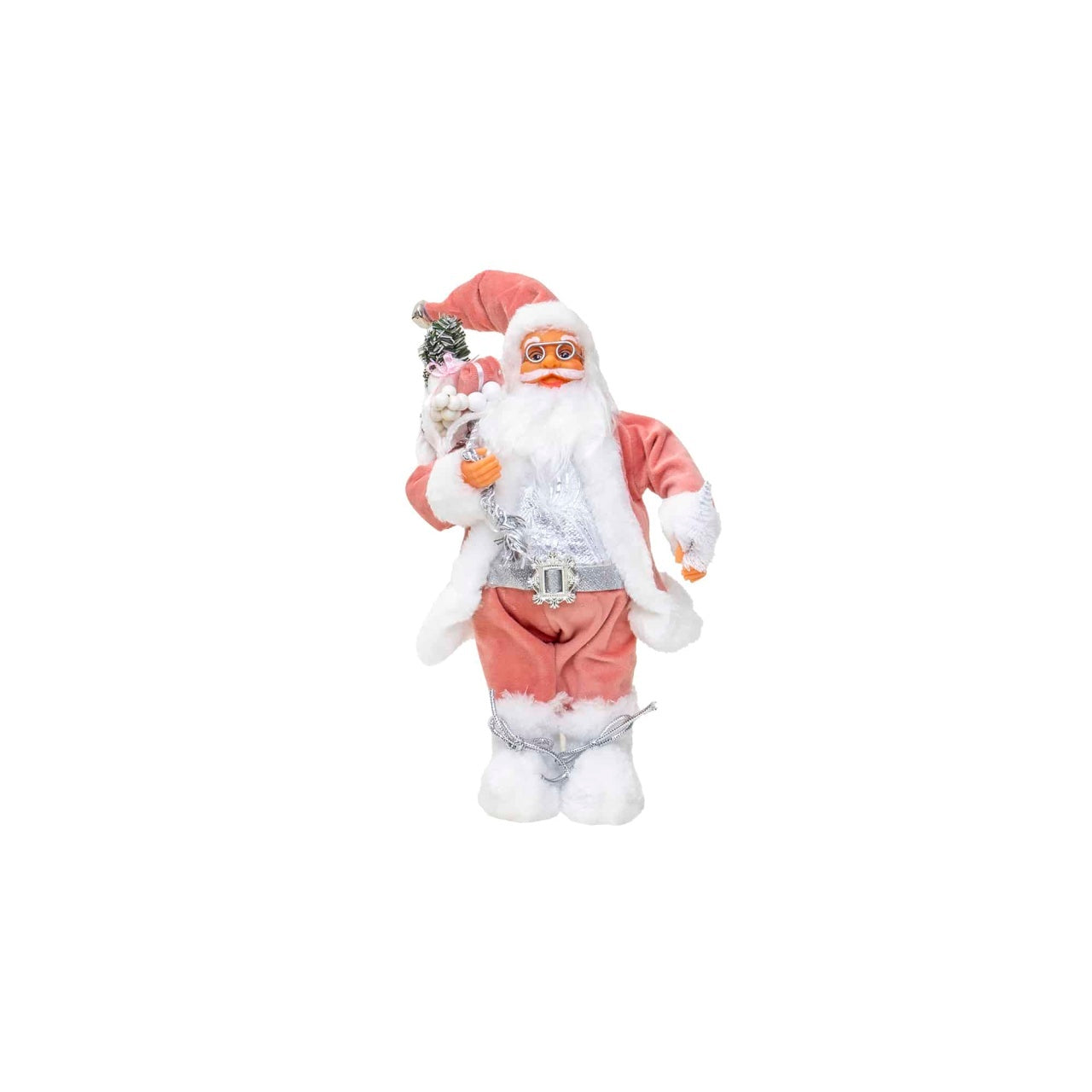 Mos Craciun decorativ inaltime 32 cm pentru decor Craciun