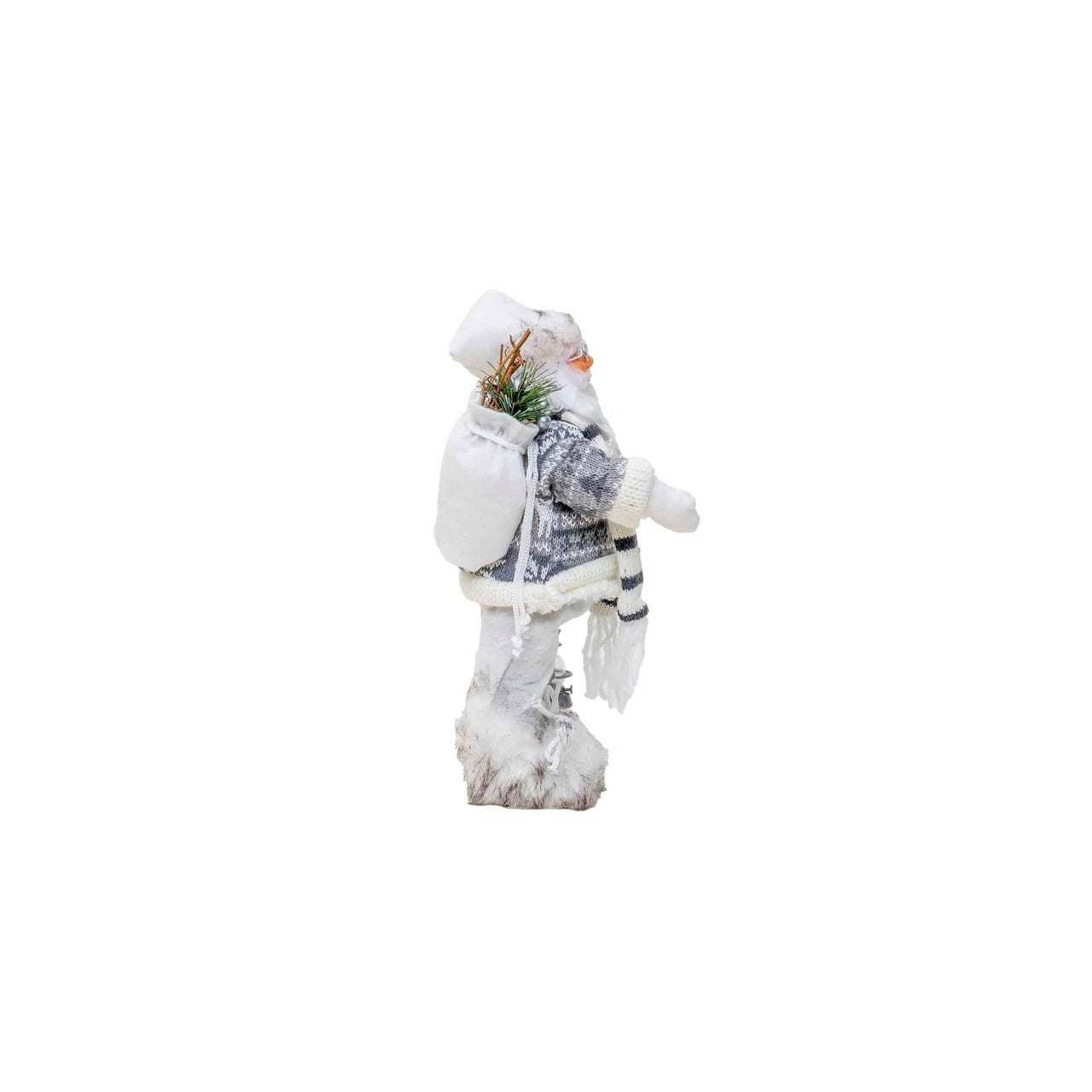 Mos Craciun decorativ, inaltime 32 cm, pentru decor de Craciun