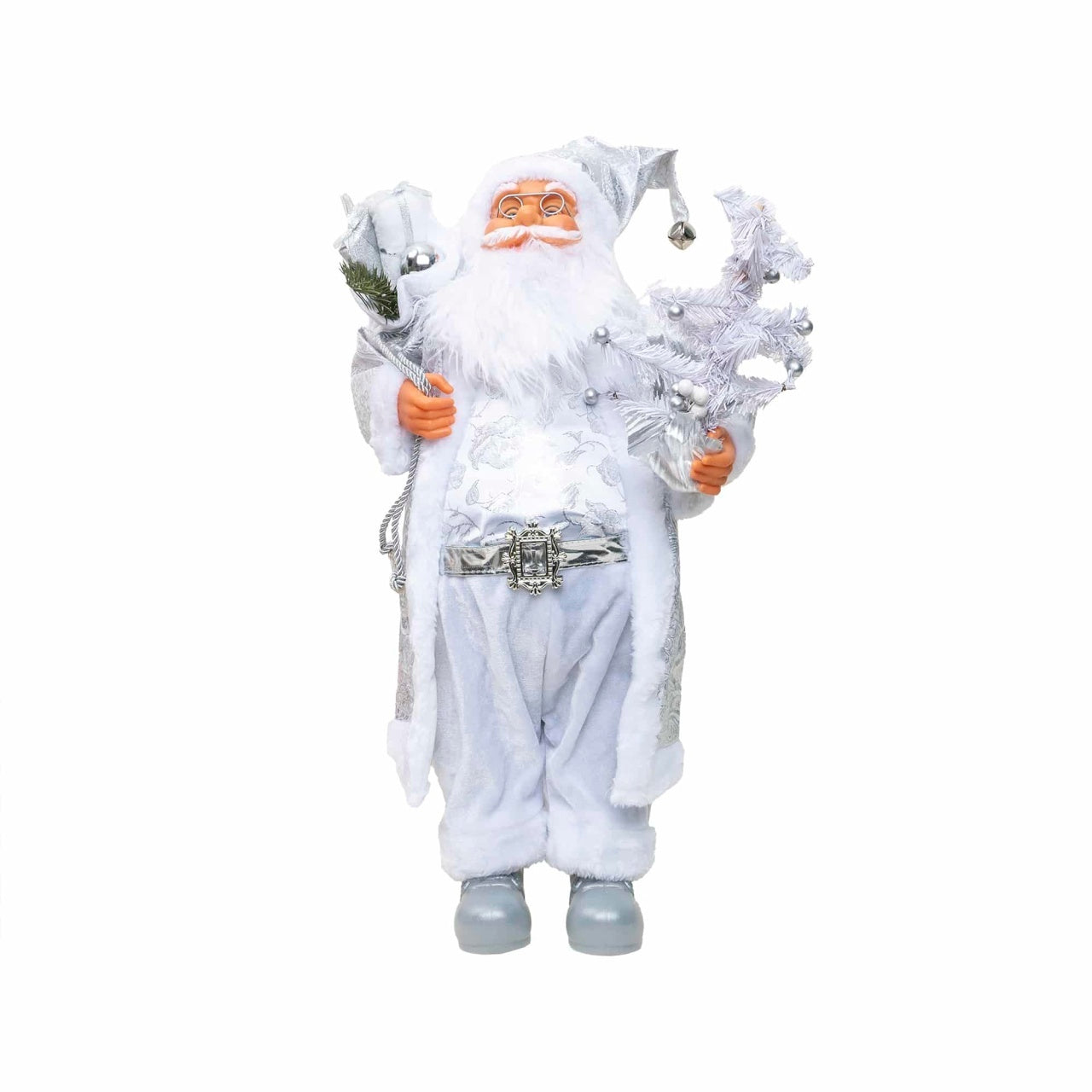 Mos Craciun decorativ inaltime 60 cm pentru decor Craciun