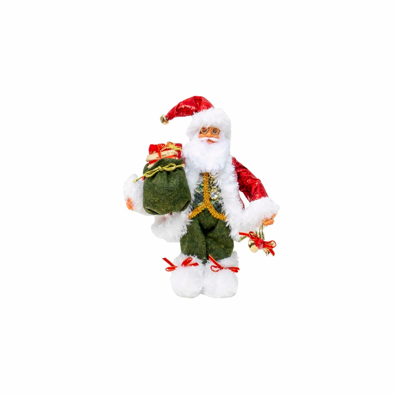 Mos Craciun decorativ pentru Craciun, inaltime 32 cm