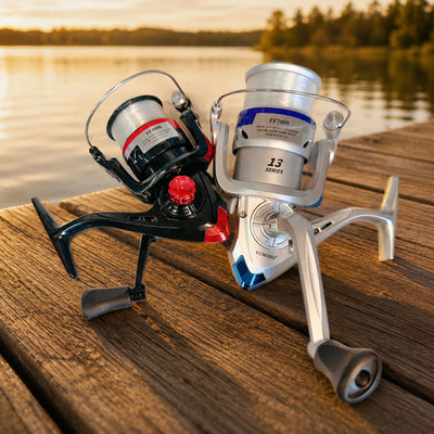Mulineta Spinning pentru Pescuit, Model AB 2000 – imagine comercială în ambient