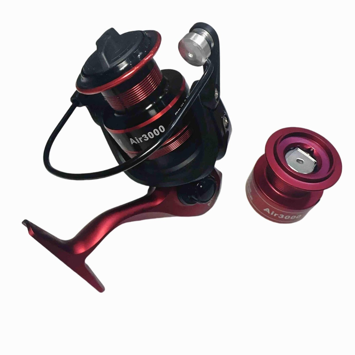 Mulineta Spinning pentru Pescuit, Model Air 3000 – imagine de catalog pe fundal alb cald