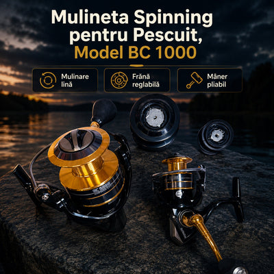 Mulineta Spinning pentru Pescuit, Model BC 1000 – imagine principală promoțională
