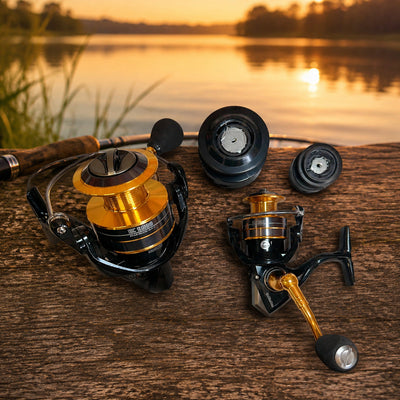 Mulineta Spinning pentru Pescuit, Model BC 2000 – imagine comercială în ambient