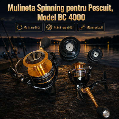 Mulineta Spinning pentru Pescuit, Model BC 4000 – imagine principală promoțională