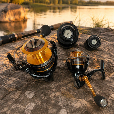 Mulineta Spinning pentru Pescuit, Model BC 4000 – imagine comercială în ambient