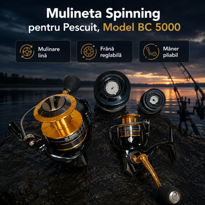 Mulineta Spinning pentru Pescuit, Model BC 5000 – imagine principală promoțională