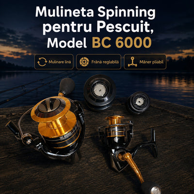 Mulineta Spinning pentru Pescuit, Model BC 6000 – imagine principală promoțională