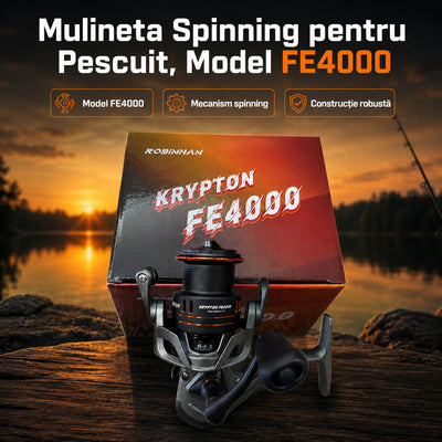 Mulineta Spinning pentru Pescuit, Model FE4000 – imagine principală promoțională
