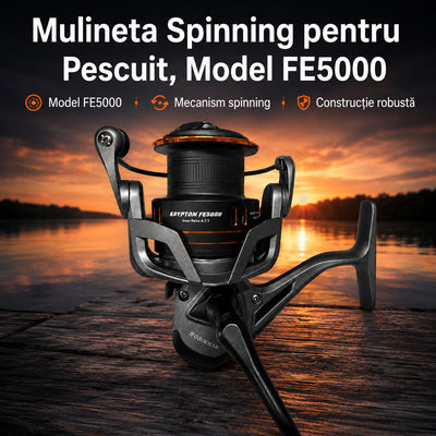 Mulineta Spinning pentru Pescuit, Model FE5000 – imagine principală promoțională