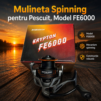Mulineta Spinning pentru Pescuit, Model FE6000 – imagine principală promoțională