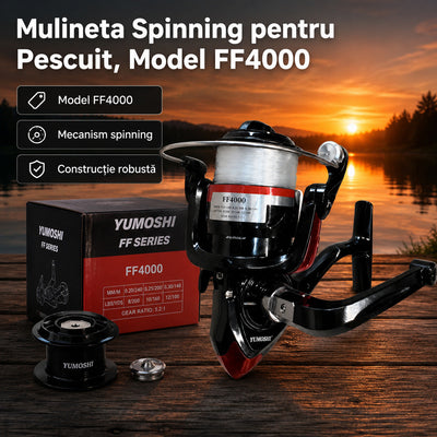 Mulineta Spinning pentru Pescuit, Model FF4000 – imagine principală promoțională