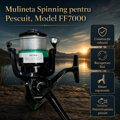 Mulineta Spinning pentru Pescuit, Model FF7000 – imagine principală promoțională