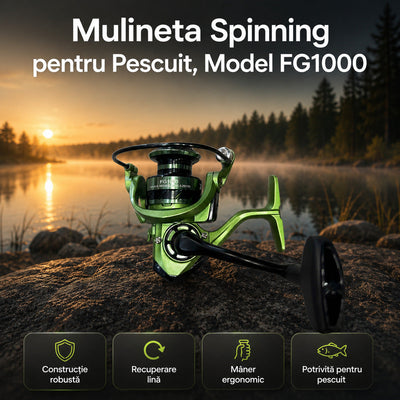 Mulineta Spinning pentru Pescuit, Model FG1000 – imagine principală promoțională