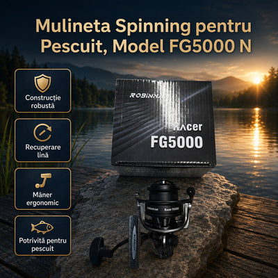 Mulineta Spinning pentru Pescuit, Model FG5000 N – imagine principală promoțională