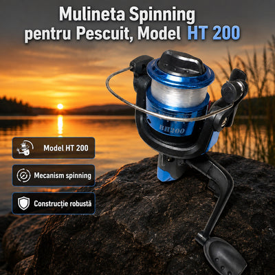 Mulineta Spinning pentru Pescuit, Model HT 200 – imagine principală promoțională