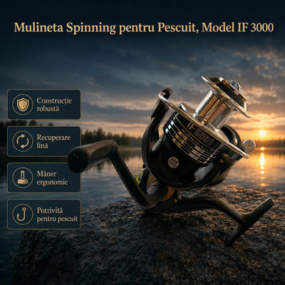Mulineta Spinning pentru Pescuit, Model IF 3000 – imagine principală promoțională