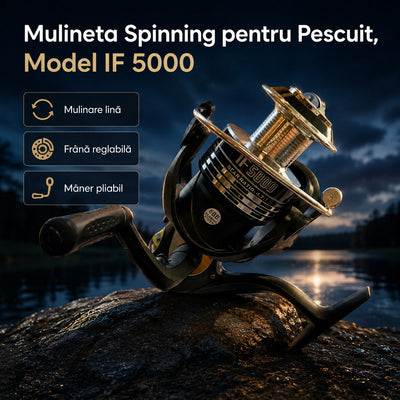 Mulineta Spinning pentru Pescuit, Model IF 5000 – imagine principală promoțională