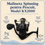 Mulineta Spinning pentru Pescuit, Model KX2000 – caracteristici și beneficii