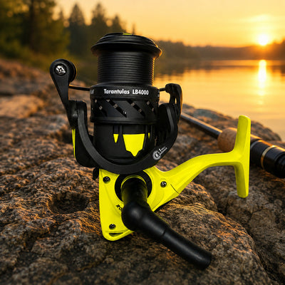 Mulineta Spinning pentru Pescuit, Model LB4000 – imagine comercială în ambient