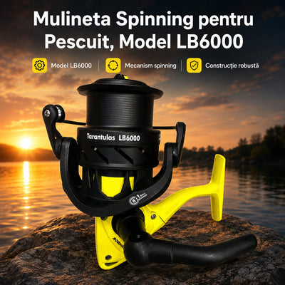 Mulineta Spinning pentru Pescuit, Model LB6000 – imagine principală promoțională