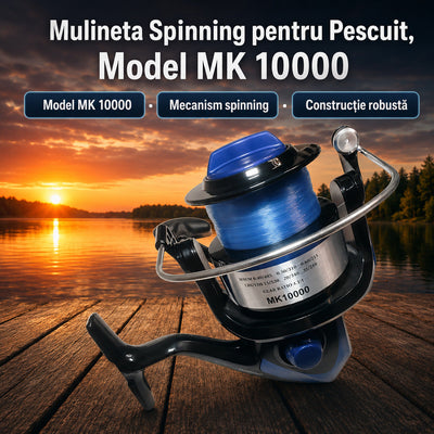 Mulineta Spinning pentru Pescuit, Model MK 10000 – imagine principală promoțională