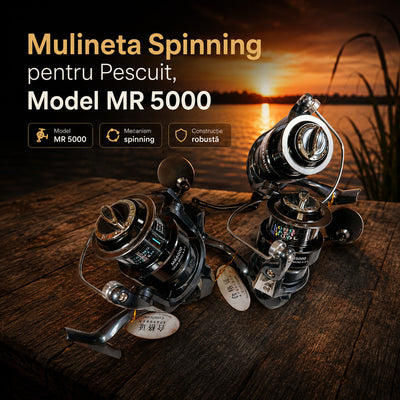 Mulineta Spinning pentru Pescuit, Model MR 5000 – imagine principală promoțională