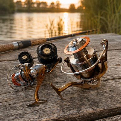 Mulineta Spinning pentru Pescuit, Model SB 2000 – imagine comercială în ambient