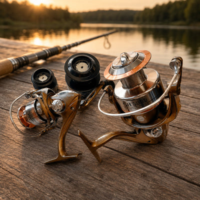 Mulineta Spinning pentru Pescuit, Model SB 4000 – imagine comercială în ambient