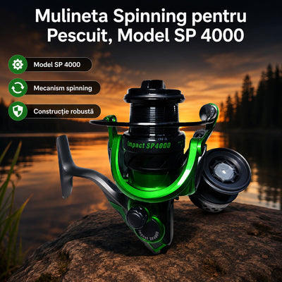 Mulineta Spinning pentru Pescuit, Model SP 4000 – imagine principală promoțională