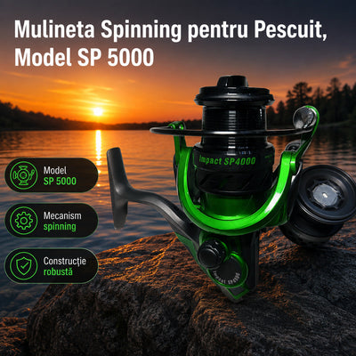 Mulineta Spinning pentru Pescuit, Model SP 5000 – imagine principală promoțională