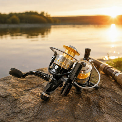 Mulineta Spinning pentru Pescuit, Model SV 1000 – imagine comercială în ambient