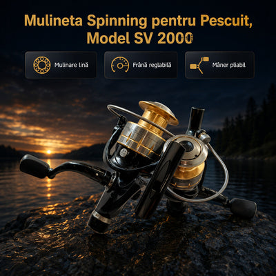Mulineta Spinning pentru Pescuit, Model SV 2000 – imagine principală promoțională