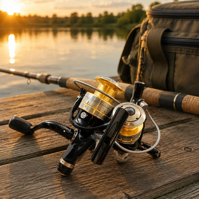 Mulineta Spinning pentru Pescuit, Model SV 2000 – imagine comercială în ambient