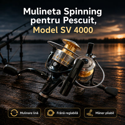 Mulineta Spinning pentru Pescuit, Model SV 4000 – imagine principală promoțională