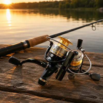 Mulineta Spinning pentru Pescuit, Model SV 6000 – imagine comercială în ambient