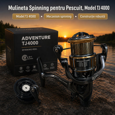 Mulineta Spinning pentru Pescuit, Model TJ 4000 – imagine principală promoțională