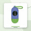 Dispenser Pungi Igienice pentru Câini, Bicolor cu Carabină, Mov / Verde – imagine 2