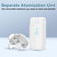 Nebulizator ultrasonic, aparat de aerosoli portabil, ultra silentios, cu masca adulti si copii, reincarcabil, alb