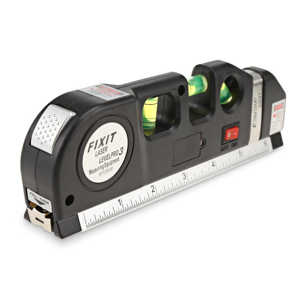 Nivela laser 4 in 1, cumpana cu functie laser, rigla si ruleta FMD213