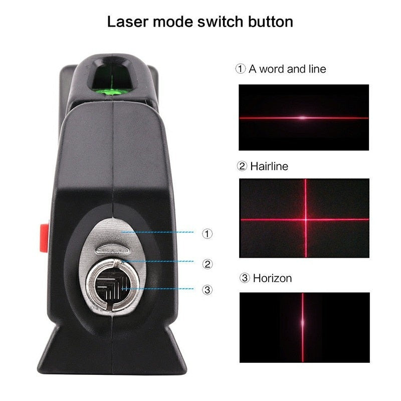 Nivela laser 4 in 1, cumpana cu functie laser, rigla si ruleta FMD213