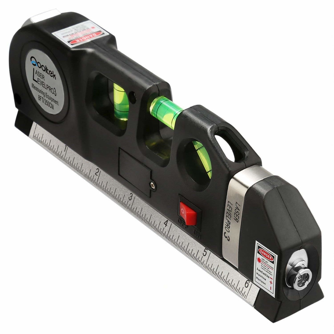 Nivela multifunctionala cu laser FOXMAG24®, boloboc si ruleta