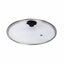 Oala aluminiu 24cm cu capac sticla termorezistenta, capacitate 3L