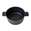 Oala cu capac de sticla ECO, 26 cm, capacitate 4L, aluminiu negru