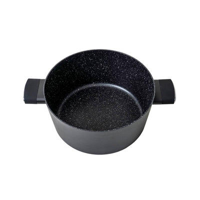 Oala cu capac de sticla ECO, diametru 24 cm, capacitate 3L, aluminiu