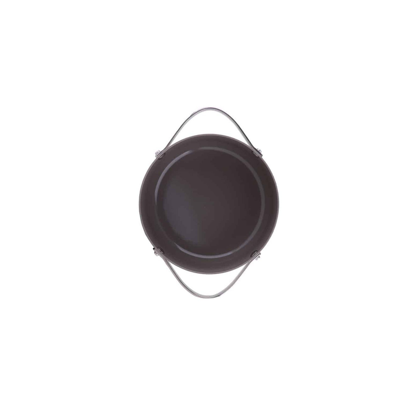 Oala cu capac, interior ceramica, 20cm, capacitate 2L, crem