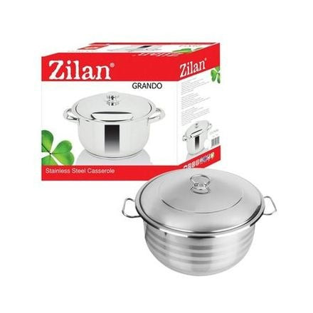 Oala cu capac si manere inox, capacitate 3.15L, diametru 22cm, compatibila inductie