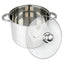 Oala FOXMAG24, din inox, cu capac de yena, diametru 18 cm, capacitate 3,8L
