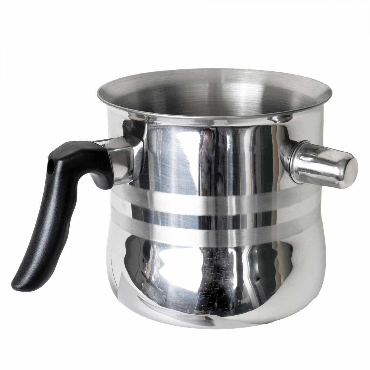 Oala inox pentru fiert lapte si ciocolata, capacitate 3 L, avertizare sonora